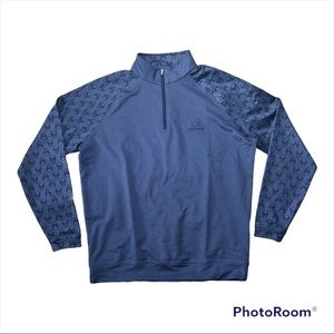 Peter Millar Perth skull print 1/4 zip pullover